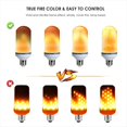 LED E27 360° Flame Flickering Effect Light Bulb Decorative Holiday Lamp