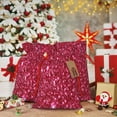 thumbnail image 6 of Naloa Pink Glitter Drawstring Christmas Bags, 3D Xmas Gift Bags, Christmas Wrapping Bags, Xmas Goodie Bags, Treat Pouch Bags, Party Favor Bags-Medium, 6 of 9