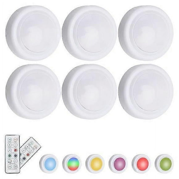LED spotlights with remote control - Wireless MultiColor 12-pack