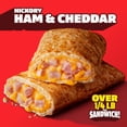 thumbnail image 3 of Hot Pockets Hickory Ham and Cheddar, Crispy Buttery Crust Sandwich Snacks, 36 oz, 8 Pack (Frozen), 3 of 9