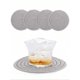 thumbnail image 1 of 1pc Polyester Coaster, Minimalist Plain Woven Coaster For Home, 1 of 4