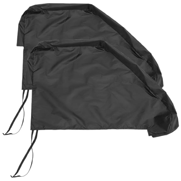 Hytrove 2pcs Dustproof Protective Hitch Receiver Covers Black Oxford Fabric For Motorhome Travel