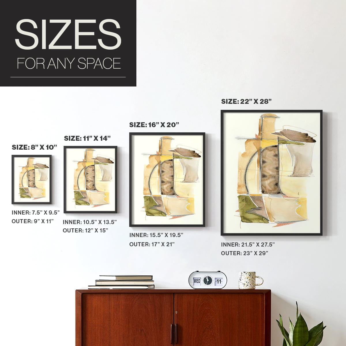 Brown Sugar II Framed Print in Black Solid Wood Framed Print No Nail Hanging