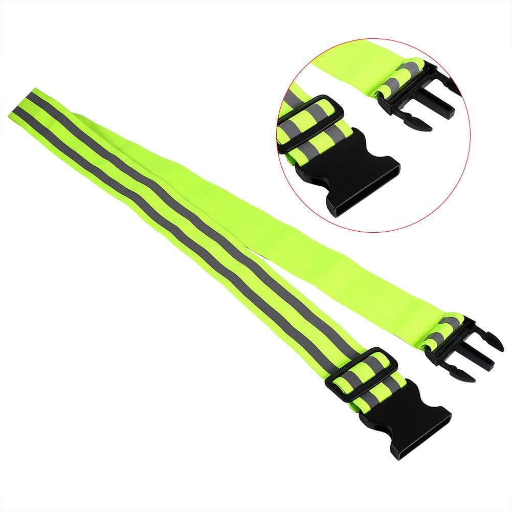 WALFRONT High Visibility Reflective Gear Adjustable Safety Belt Elastic ...