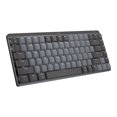 thumbnail image 1 of Logitech Master Series MX Mechanical Mini for Mac Wireless Illuminated Keyboard - Gris Cosmique - Clavier - Rétroéclairé - Sans Fil - Bluetooth le - QWERTY - US - Interrupteur de Touche : Tactile Silencieux - Gris Cosmique, 1 of 16