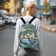 thumbnail image 7 of FORMRS Mini Backpack Purse for Women Travel Daypack Casual Shoulder Bag, Retro Tree, 7 of 7