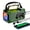 Green, variant on 10000mAh Emergency Radio, Solar Radio, Hand Crank Radio, NOAA AM FM Weather Radio, 4 Charging Methods, Polymer Battery, Flashlight & Reading Lamp, SOS Alarm, Phone Charger For Emergency