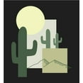 thumbnail image 2 of Natural World Cacti & Shapes Black Adult Crew Neck Long Sleeve Tee-Medium, 2 of 2
