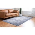 thumbnail image 3 of Unique Loom 3146832 2 ft. 2 in. x 3 ft. Chateau Hoover Rectangular Rug, Navy Blue, 3 of 5