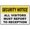 Warning Sign 1, variant on Alley Closed Sign 8"x12" - Aluminum Tin Warning for Home Outdoor Garden, Weatherproof Traffic Decor for Street