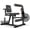 BLACK, variant on Leg Extension & Curl Machine, 570lb Capacity Home Gym Strength Trainer