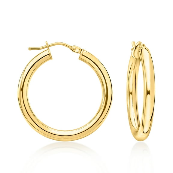 Ross-Simons Italian 18kt Yellow Gold Hoop Earrings, Women's, Adult