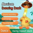 thumbnail image 5 of Dancing Duck Plush Toy Electronic Shake Dance With The Plush Cute Early Childhood Education Toy Home Decor Learn To Speak Shine, 5 of 5