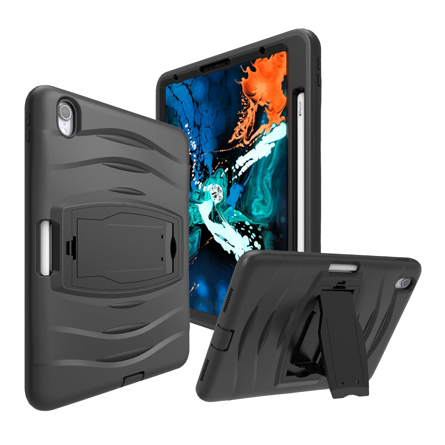 iPad Pro 11 Case, Fits 2018 iPad Pro 11 inch, KIQ Shockproof Heavy Duty