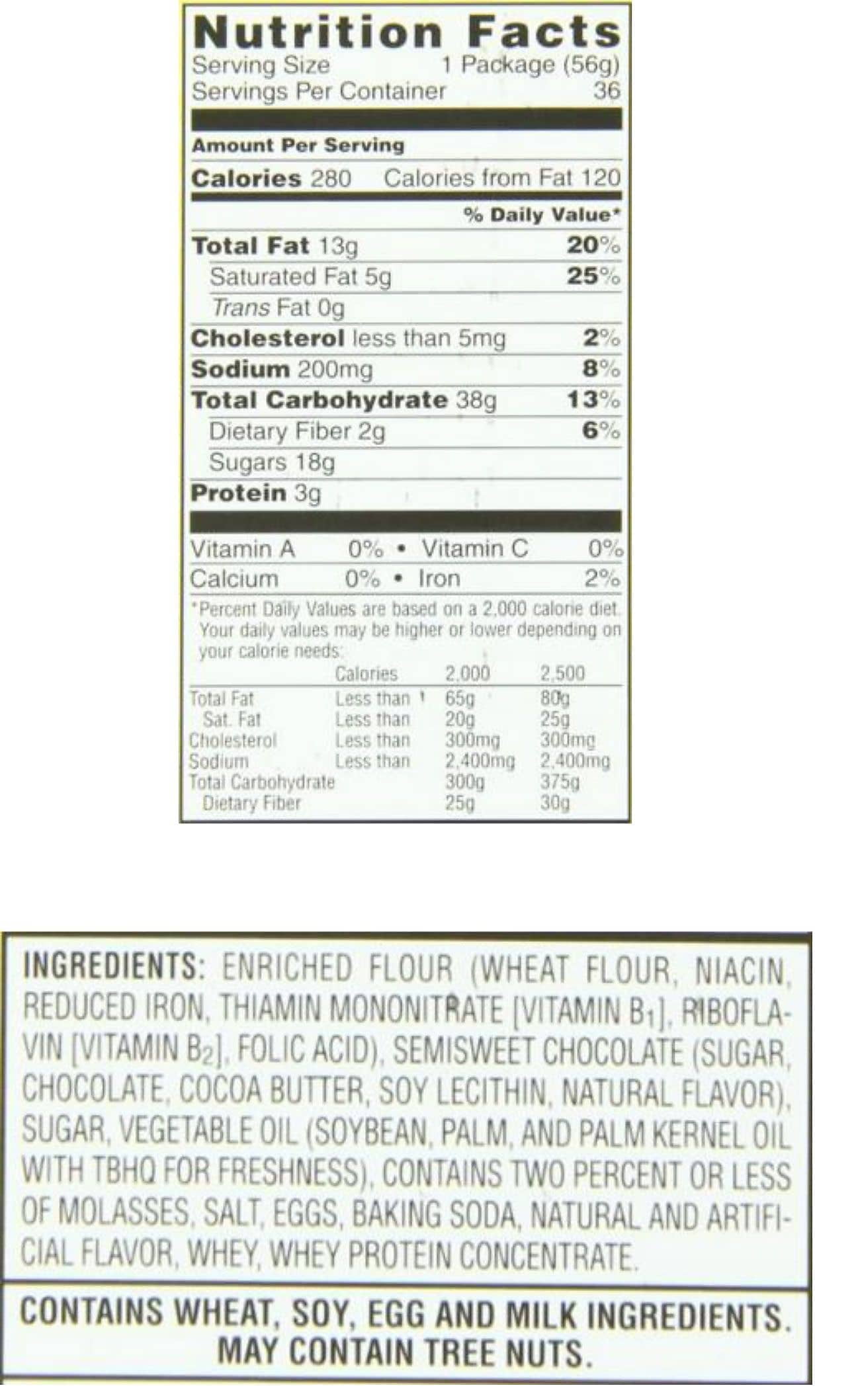 Buy Famous Amos Chocolate Chip Cookies, 2 Oz, Box Of 36 Bags Online at