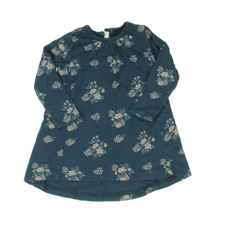 

Pre-owned City Mouse Girls Navy | Flowers Long Sleeve Shirt size: 12 - 18 Months