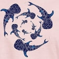 thumbnail image 3 of CafePress - Whale Sahrk Blue Spiral Women's Light T Shirt - Women's Classic T-Shirt, 3 of 4