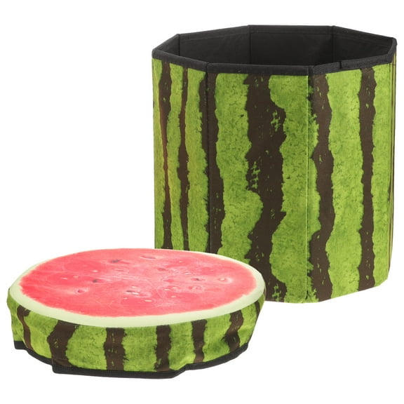 TAILTOSS 1Pcs Fruit Shaped Footstool With Storage For Home Users In Living Room And Bedroom