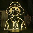 thumbnail image 1 of Hpqnl-3d Illusion Anime Light One Piece Luffy Figure para fanáticos / niños One Piece 3d Nightlight 16 colores Lámpara de decoración con control remoto, One Piece Manga Feliz Sencillez, 1 of 1