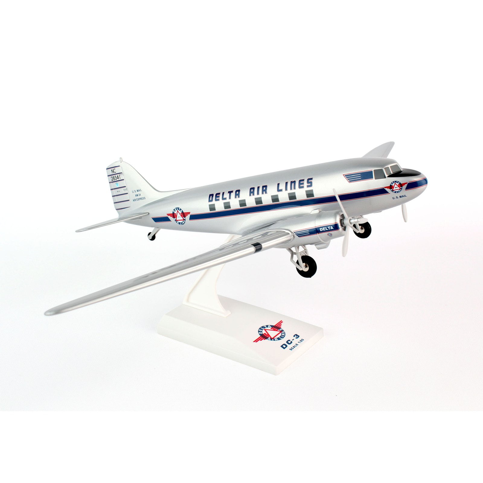 Skymarks Delta DC3 1/80 Model Airplane with Gear