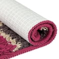 thumbnail image 4 of Unique Bargains Floral Bath Mat Checked Washable Bath Carpet for Bathroom Floor Red Checked-1 16"x24", 4 of 7