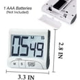 thumbnail image 4 of 2X Digital Kitchen Timer&Stopwatch,Bold Digits, Simple Operation, Loud Alarm,Magnetic Kickstand for Cooking, 4 of 8