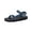 Denim Print, variant on by Jambu Womens Aruba Textured Adjustable Flatform Sandals
