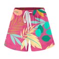 thumbnail image 3 of HAIJIE Women Swim Shorts Casual Shorts Drawstring Sport Shorts Women for Women Upf 50+ Swimsuit Bottoms with Liner, 3 of 3