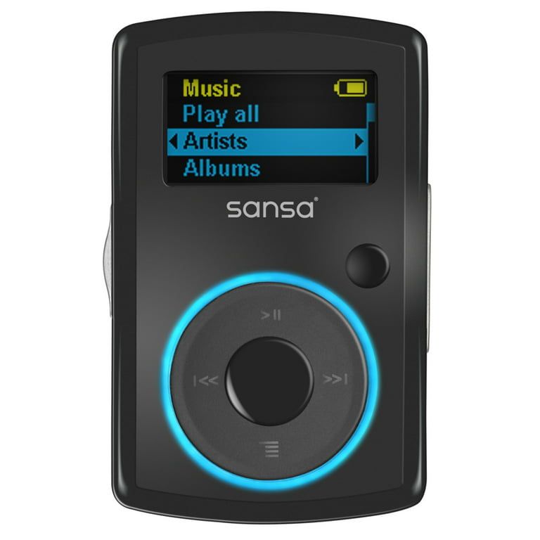 SanDisk Clip 1GB Player with Voice Recorder, Black - Walmart.com