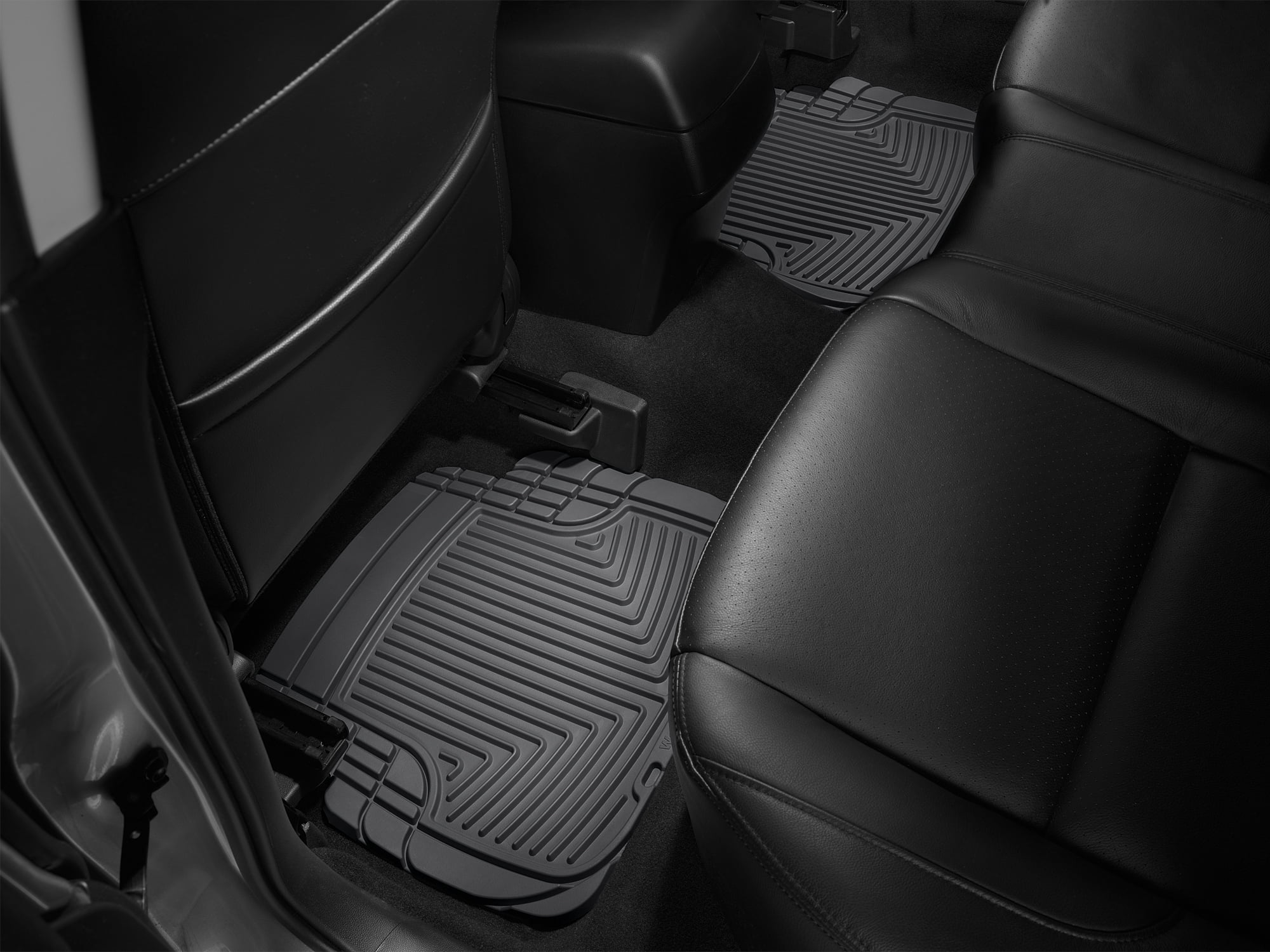 WeatherTech All-Weather Floor Mats compatible with TL, Allroad, Allroad Quattro, Wrangler 2-Door, Rabbit - 2nd Row, Black