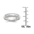thumbnail image 4 of Primal Gold 10 Karat White Gold 5mm Milgrain Comfort Fit Band Size 10, 4 of 6