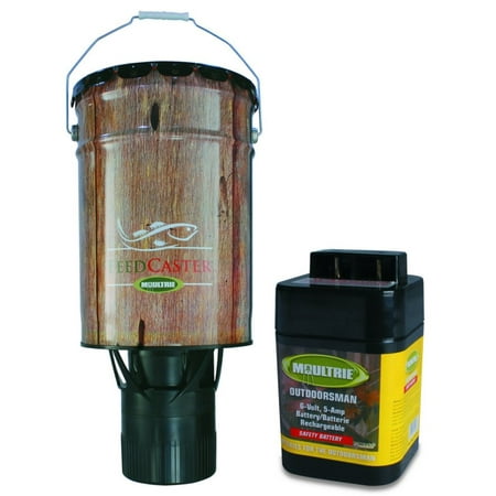 Moultrie Feeders 6 Gallon Automatic Pond Fish Feeder 6v