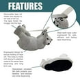 thumbnail image 3 of ANIMMO Polar Bear Style Desktop Tape Dispenser with Steel Teeth Tape Cutter, Tape Holder with Velveted Cloth Bottom for Desk Accessories Office and Home, 3 of 3