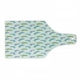 thumbnail image 1 of Chameleon Cutting Board, Jungle Fauna Vivid Pattern with Colorful Reptile Animal on Branches, Decorative Tempered Glass Cutting and Serving Board, in 3 Sizes, by Ambesonne, 1 of 2