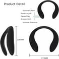 thumbnail image 3 of FEISHENTT Wireless Neckband Speaker,Ture 3D Stereo HiFi Sound,Low Latency for Gaming/VR/Phone,12 Hrs Play Time, In Mic for Indoors and Outdoors, 3 of 8