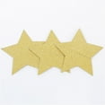 thumbnail image 4 of 4 Pcs 52 Feet Gold Glitter Star Paper Garland,Bexikou Double Side Star Hanging Decorations,Sparking Twinkle Star Garland for Birthday Wedding Engagement Baby Shower Christmas Holiday Party, 4 of 8