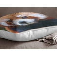 thumbnail image 3 of S4Sassy Decorative Red Panda Face Digital Print Pillow Case Square Cushion Covers -12 x 12 Inches, 3 of 4