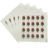 Contemporary Boutonniere 5 Sheets of 20 USPS First Class Forever Postage Stamps Wedding Celebration (100 Stamps)
