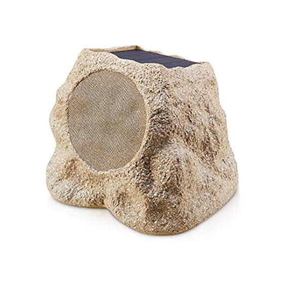 SOUND PRO SPS-4001-CS Bluetooth Solar Multi-Link Wireless Rock Speaker, Canyon Sandstone