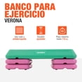 thumbnail image 2 of Banco Step Para Ejercicio VERONA Banco Aerobics Fitness C/ 3 Niveles De Altura Ajustable Altera, 2 of 7