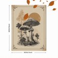 thumbnail image 3 of Qisvanset Vintage Mushroom Illustration Canvas Print 15.75x11.81 Inches, 3 of 8