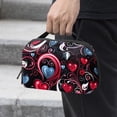 thumbnail image 2 of Valentine's Day Waterproof Oxford Fabric USB Case with Storage Pouch, Charger Case, Small Portable Storage Box, and Organizer - 5.9x9.44x3.14 in, 2 of 6