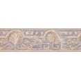 thumbnail image 2 of Seashells Abstract Damask Beige on Black Wallpaper Border Vintage Design, Roll 15' x 7'', 2 of 3