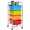 Opaque Multicolor, variant on Topbuy 4 Drawer Cart Storage Container Bins with wheels for Home&School&Office Transparent Multicolor