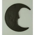 thumbnail image 3 of Zeckos Bronze Cast Iron Crescent Man in the Moon Face Wall Decor, 3 of 3