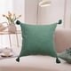 thumbnail image 4 of Funda de almohada de lino japonés,funda de cojín con borla,funda de almohada decorativa suave con cremallera para sofá,cama,sala de estar y decoración del hogar., 4 of 6