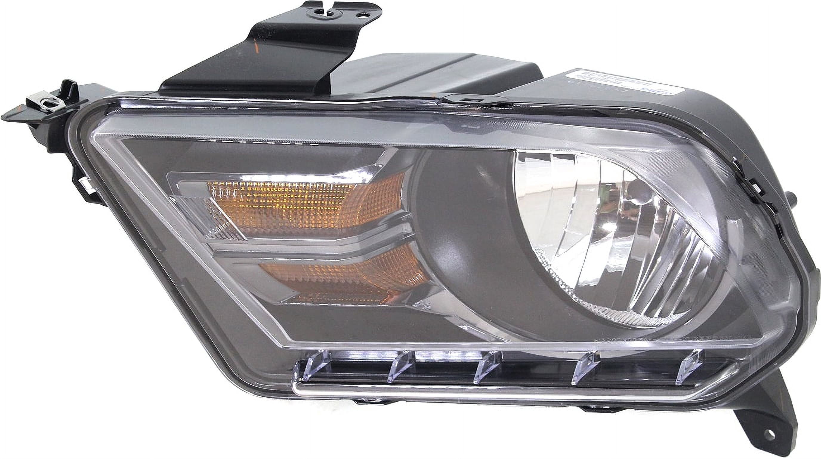 Replacement REPF100112 Headlight Compatible With 2010-2014 Ford Mustang Left Driver Halogen With bulb(s)