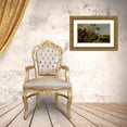 thumbnail image 3 of Pieter de Molijn 24x17 Gold Ornate Framed and Double Matted Museum Art Print Titled - Soldiers Preparing an Ambush, 3 of 4