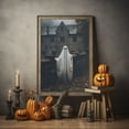 thumbnail image 5 of Ghost By The House Poster, Vintage Photography, Art Poster Print, Gothic Occult Poster, Halloween Poster, Wall Decor, Halloween Decor, 5 of 7