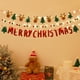thumbnail image 4 of Uuiauoio Christmas Banner Garland , Festive Hanging Decor Set with Tree Star Ornament Designs, Holiday Party Decoration for Window Mantle Fireplace Wall Display, String Banner for Home Decor, 4 of 7
